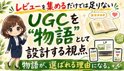 UGCで売上が伸びない理由とは？信用されるレビューの物語設計術