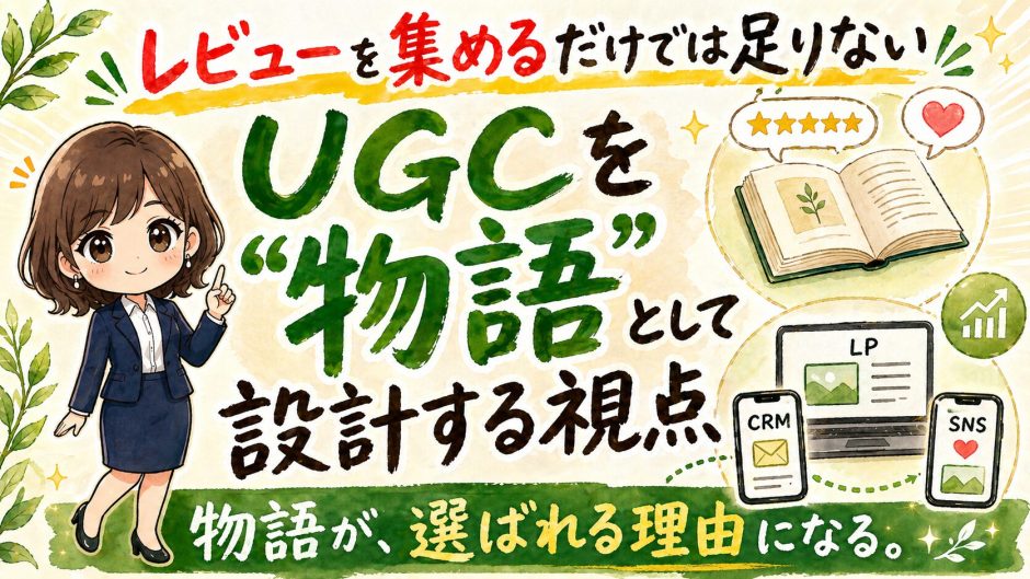 UGCで売上が伸びない理由とは？信用されるレビューの物語設計術