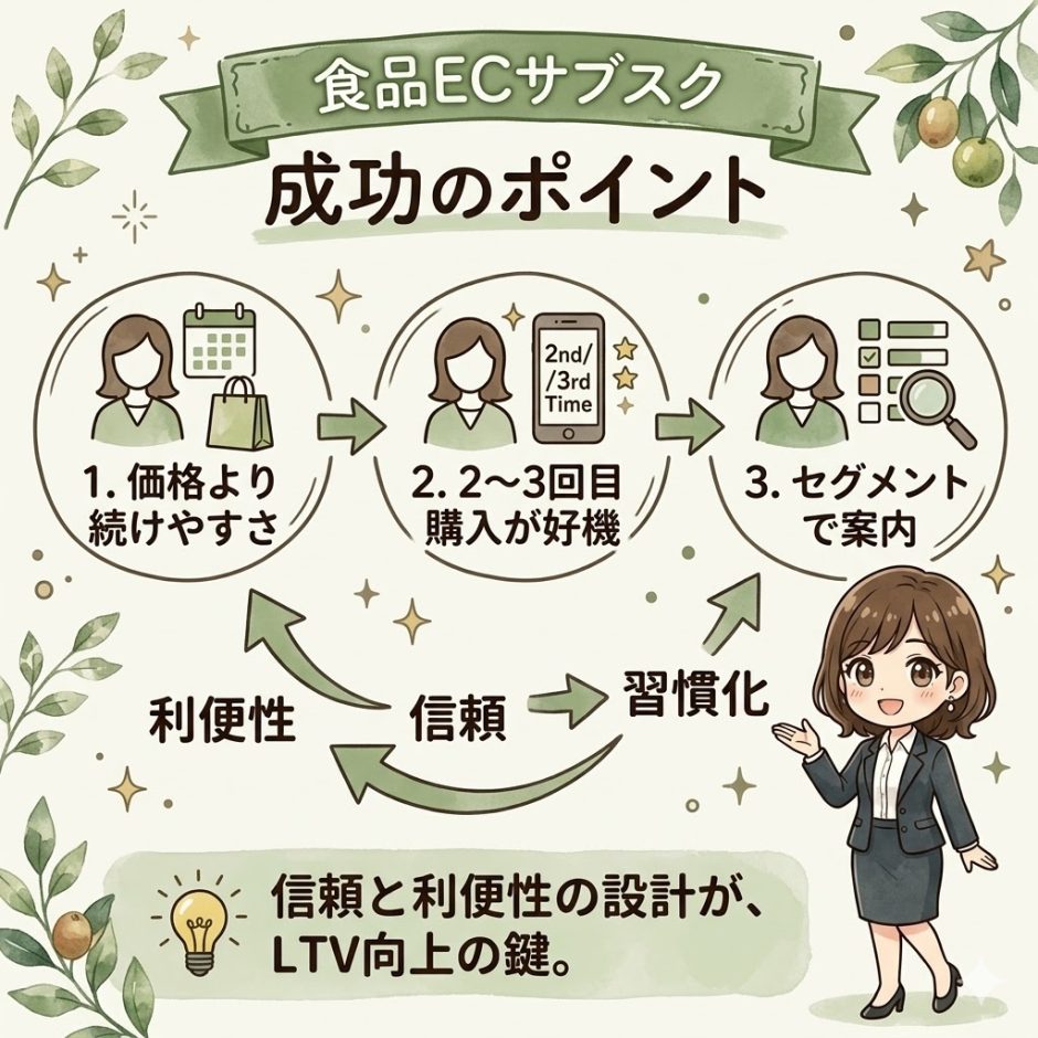 「単発8割」から読む健康食品ECの定期移行への3ステップ