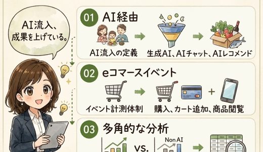 AI流入が転換率で逆転。健康食品・美容ECのGA4計測設計