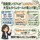 衝動買いの境界線は3,000円。