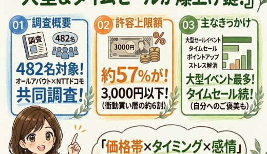 衝動買いの境界線は3,000円。ECの初回設計に使うデータ
