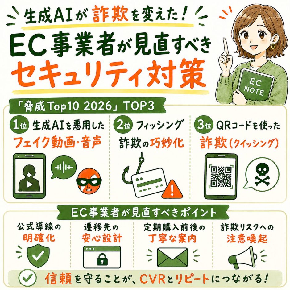 EC事業者が見直すべきセキュリティ対策