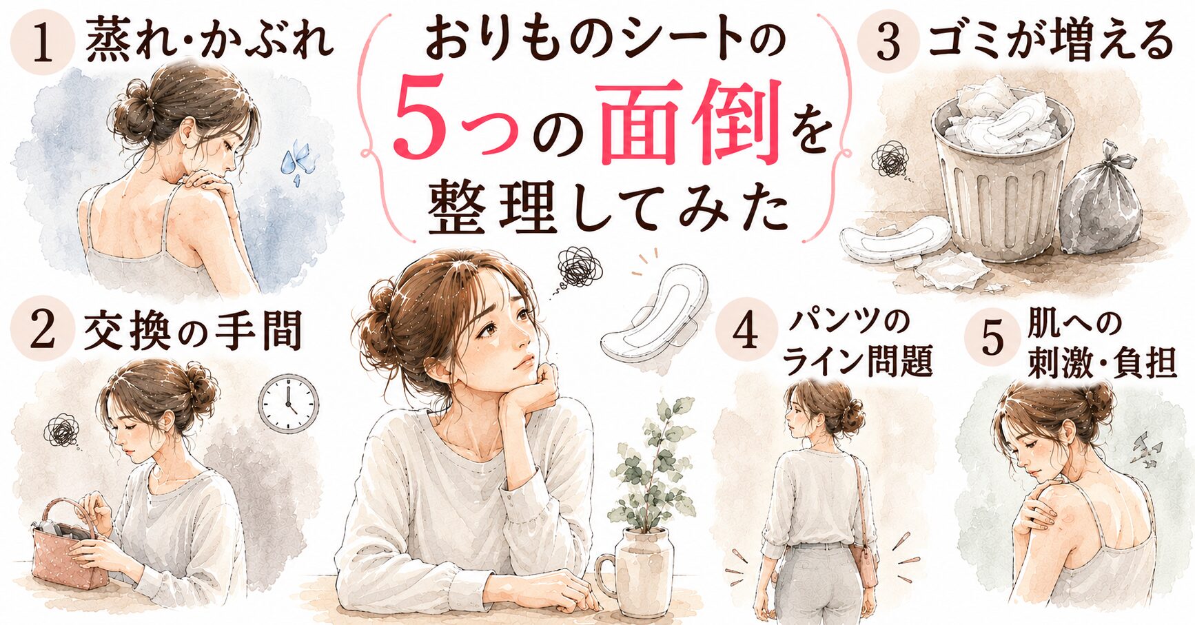 5つの面倒を整理