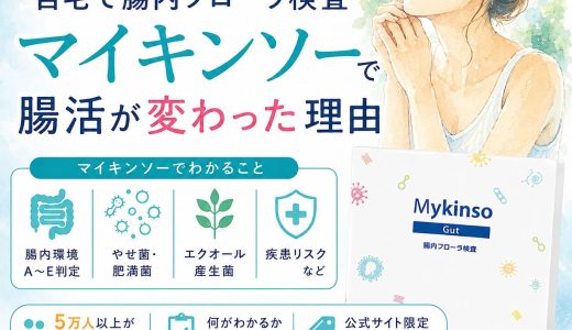 マイキンソーでわかることとデメリット。腸内フローラ検査は意味ないのか
