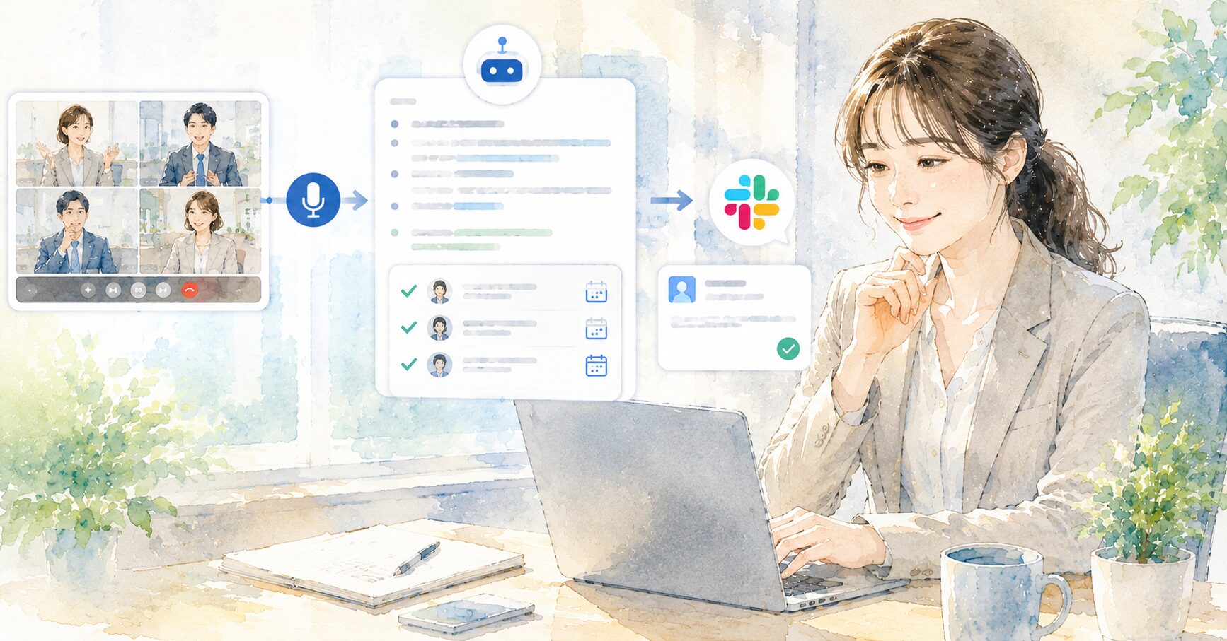 Slack共有は「確認して送る」だけ