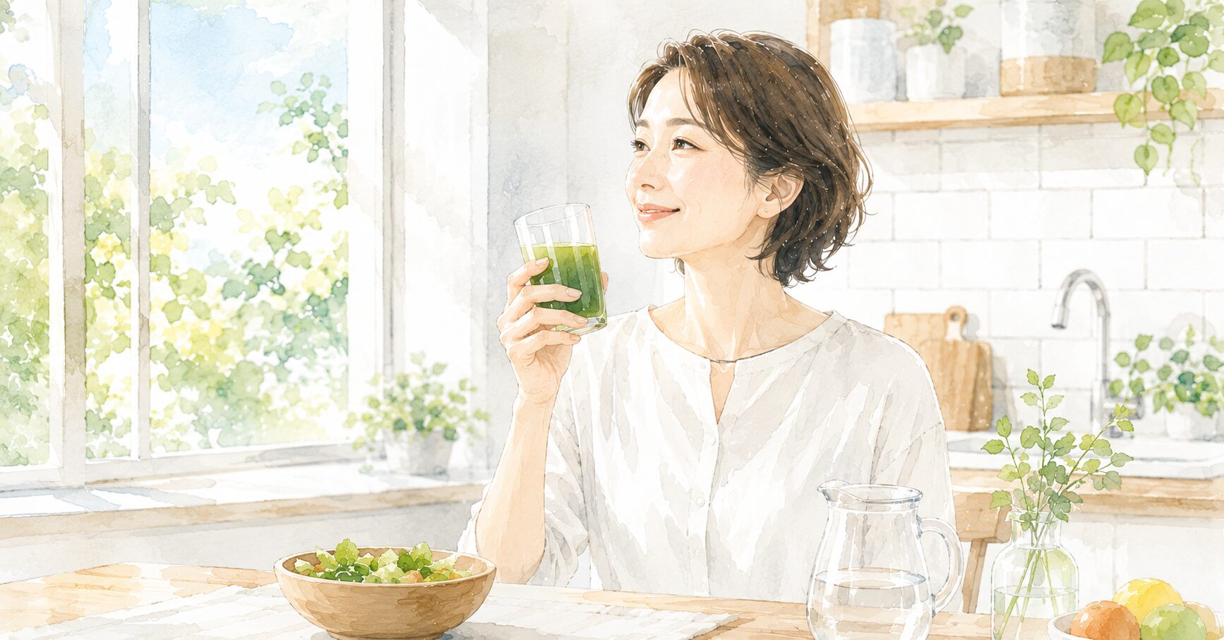 健康的な生活を送りたい女性