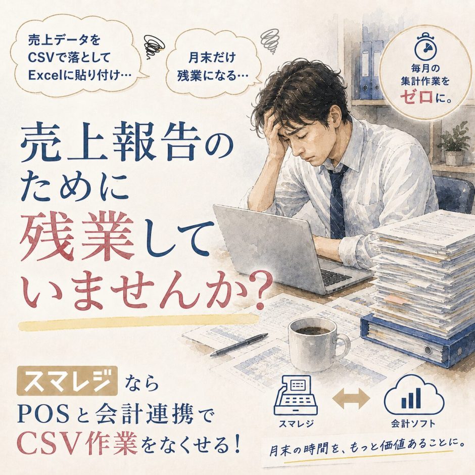 高機能クラウドPOSレジ「スマレジ」