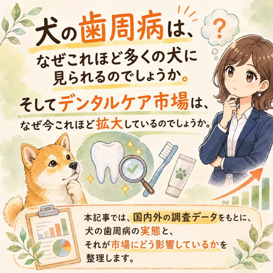 犬の歯周病の実態