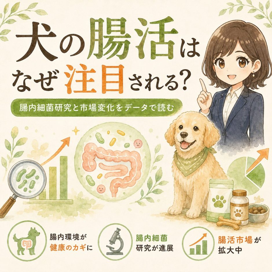 腸内細菌研究と市場変化