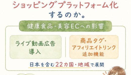 MetaはなぜInstagramをショッピングプラットフォーム化するのか。健康食品・美容ECへの影響