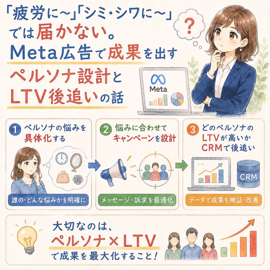 MetaのペルソナとLTV