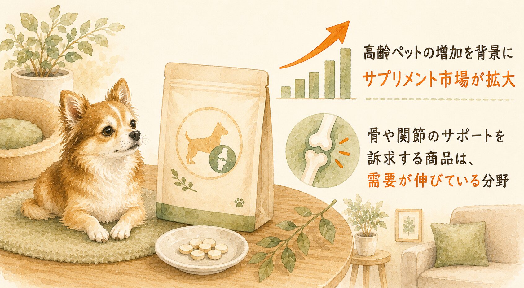 サプリメント市場が拡大